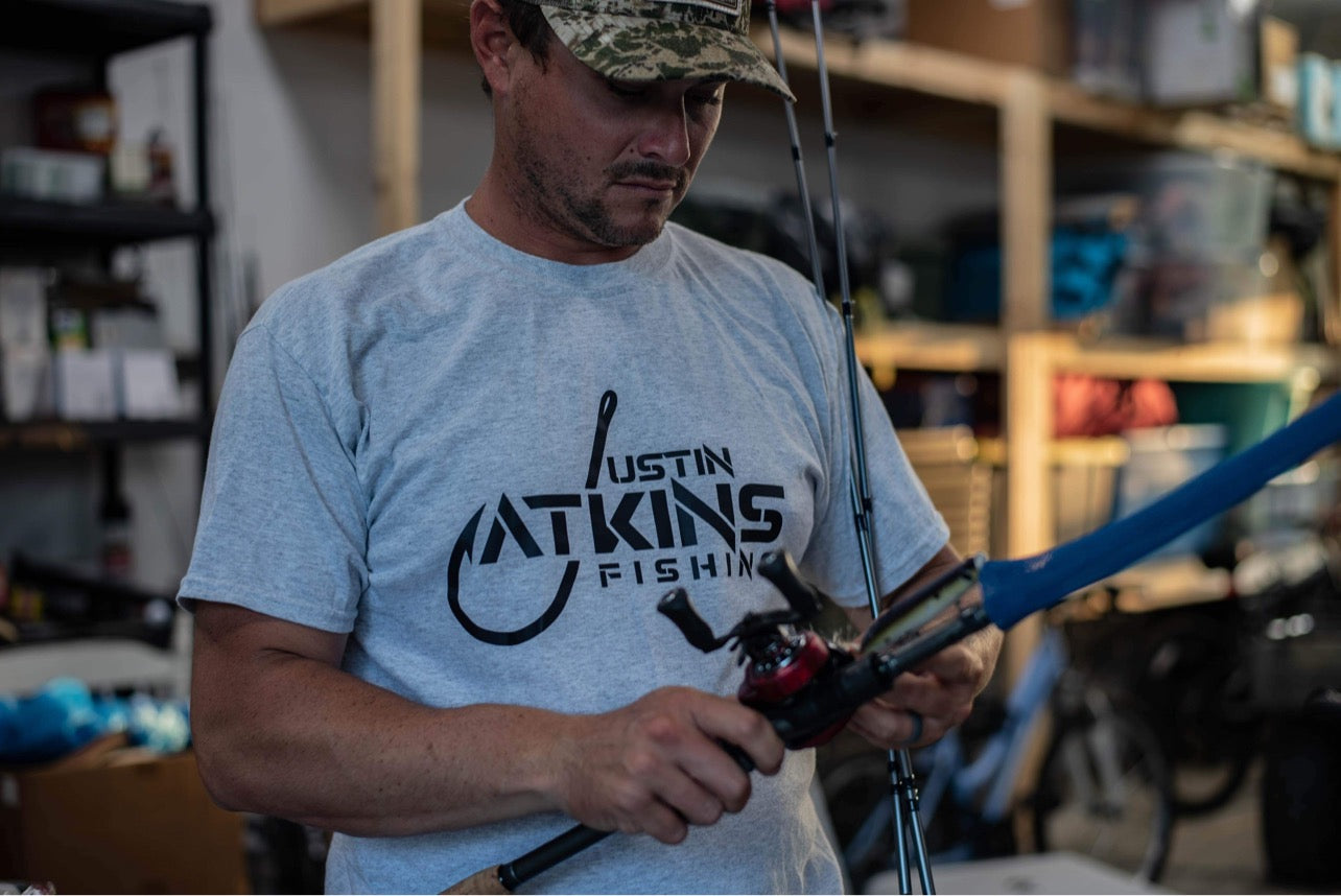 Justin Atkins Fishing Logo Tee