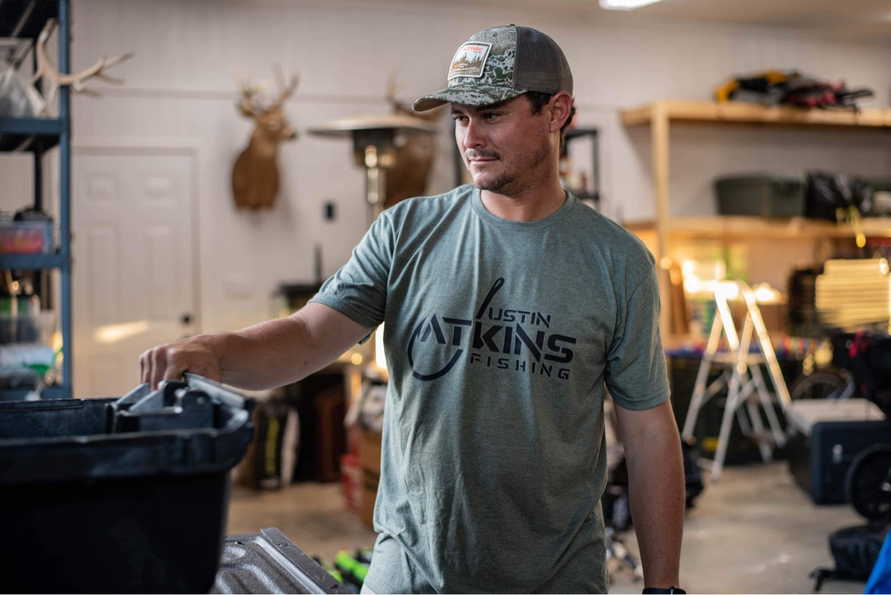 Justin Atkins Fishing Logo Tee